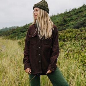 Anian- The Berlino Wool jacket in colour Mohogany.